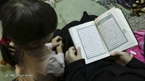 انجام اعمال ام داوود در آیین معنوی اعتکاف