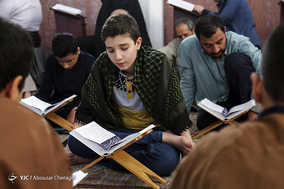 انجام اعمال ام داوود در آیین معنوی اعتکاف