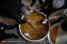 آیین سنتی حلوا پزان