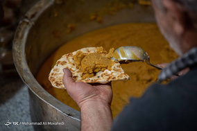 آیین سنتی حلوا پزان