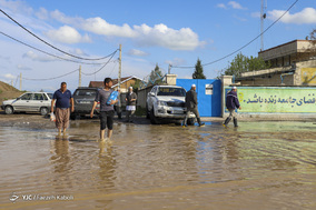 آق قلا غرق در آب
