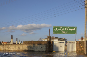 آق قلا غرق در آب