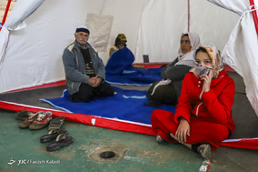 اسکان موقت سیل زدگان گنبد کاووس