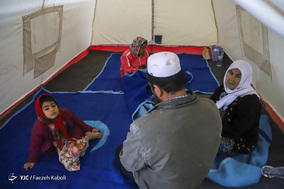 اسکان موقت سیل زدگان گنبد کاووس
