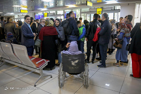 مسافران نوروزی در فرودگاه مهرآباد