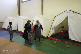 امداد و اسکان موقت سیل زدگان «آق قلا»