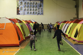 امداد و اسکان موقت سیل زدگان «آق قلا»