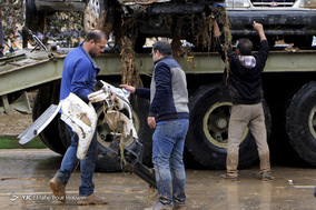 خسارات سیل شیراز