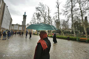 مسافران نوروزی در کاخ گلستان