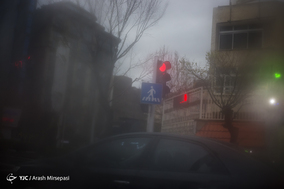 بارش باران تُند بهاری در تهران