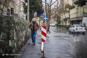 بارش باران تُند بهاری در تهران