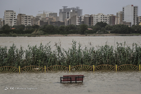 بالا آمدن سطح رود کارون