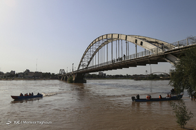 بالا آمدن سطح رود کارون
