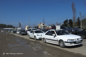 ترافیک سنگین در محور هراز