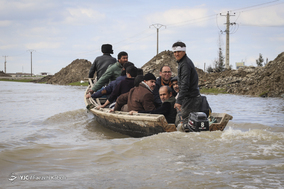 سیل در گمیشان استان گلستان