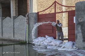 سیل در گمیشان استان گلستان
