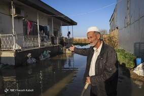 سیل در گمیشان استان گلستان