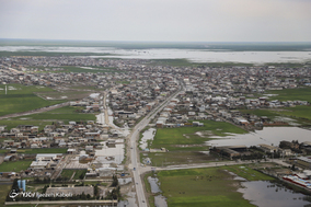 سیل در گمیشان استان گلستان