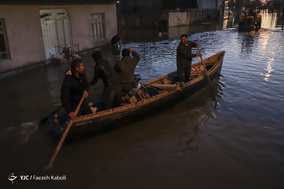 سیل در گمیشان استان گلستان