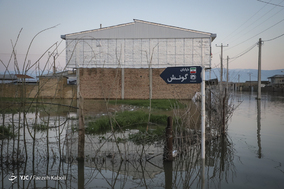 سیل در گمیشان استان گلستان