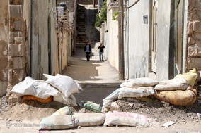 محله سعدی سیل زده شیراز