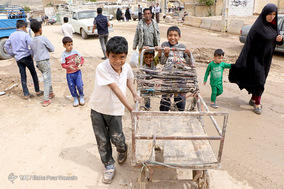 محله سعدی سیل زده شیراز