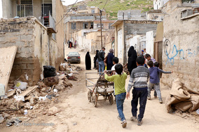 محله سعدی سیل زده شیراز