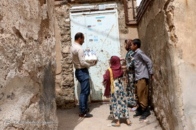 محله سعدی سیل زده شیراز