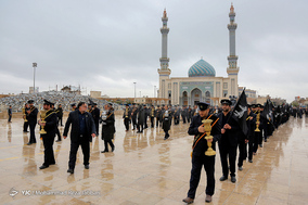 عزاداری خادمان حضرت معصومه (س) در سالروز شهادت امام موسی کاظم(ع)