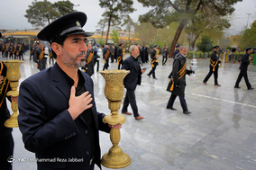 عزاداری خادمان حضرت معصومه (س) در سالروز شهادت امام موسی کاظم(ع)