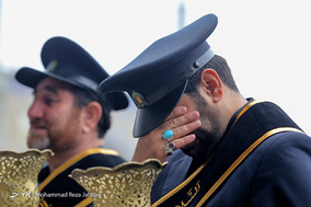 عزاداری خادمان حضرت معصومه (س) در سالروز شهادت امام موسی کاظم(ع)