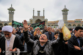 عزاداری خادمان حضرت معصومه (س) در سالروز شهادت امام موسی کاظم(ع)