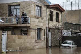 سیلاب در نورآباد لرستان