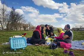 روز طبیعت در بوستان شهید چمران کرج
