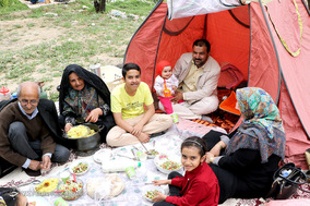 روز طبیعت دریاچه مهارلو شیراز