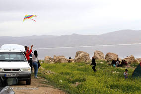 روز طبیعت دریاچه مهارلو شیراز