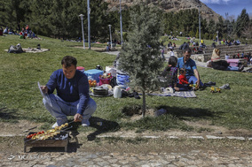 روز طبیعت در بوستان کوهستانی صفه اصفهان