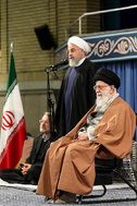 دیدار مسئولان نظام و سفرای اسلامی با رهبر انقلاب