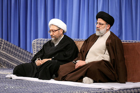 دیدار مسئولان نظام و سفرای اسلامی با رهبر انقلاب