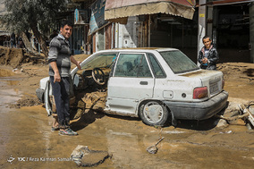 پلدختر؛ غرق در آب و گِل