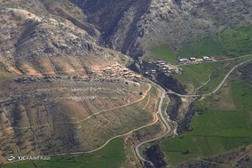 تصاوير هوايی از مناطق سیل زده و صعب العبور الیگودرز