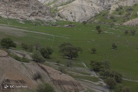 تصاوير هوايی از مناطق سیل زده و صعب العبور الیگودرز