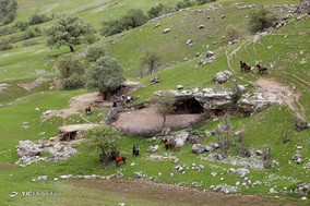 تصاوير هوايی از مناطق سیل زده و صعب العبور الیگودرز