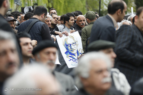 مراسم تشییع پیکر زنده یاد جمشید مشایخی