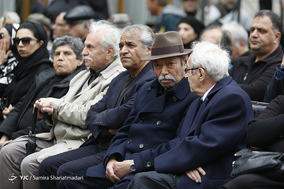 مراسم تشییع پیکر زنده یاد جمشید مشایخی