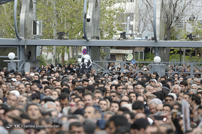 مراسم تشییع پیکر زنده یاد جمشید مشایخی