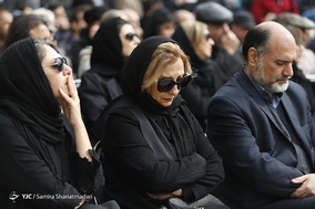 مراسم تشییع پیکر زنده یاد جمشید مشایخی
