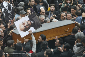 مراسم تشییع پیکر زنده یاد جمشید مشایخی