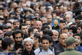 مراسم تشییع پیکر زنده یاد جمشید مشایخی
