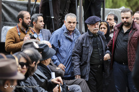 مراسم تشییع پیکر زنده یاد جمشید مشایخی